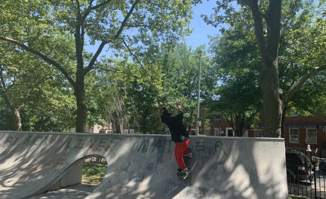 skateboarding
