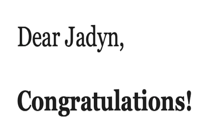 A screenshot I took from my college admissions decision from Harvard.