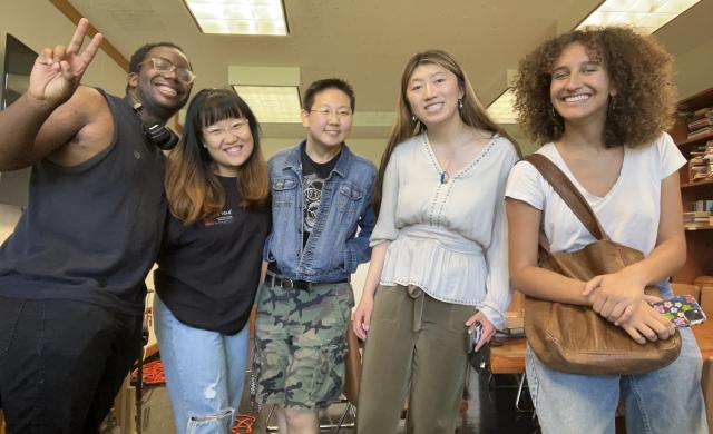 Five student interns.