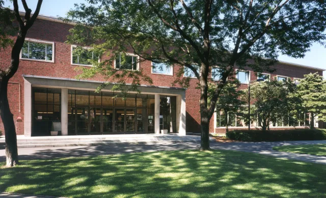 A photo of Lamont's exterior building