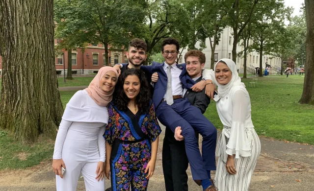 Six friends at convocation