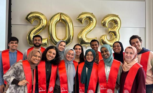 Seniors at the Harvard Islamic Society Send Off