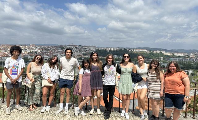 Group Picture in Coimbra, Portugal