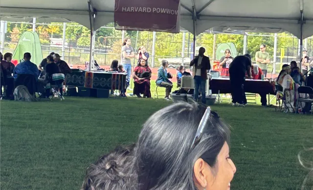 Harvard Powwow Dance Area
