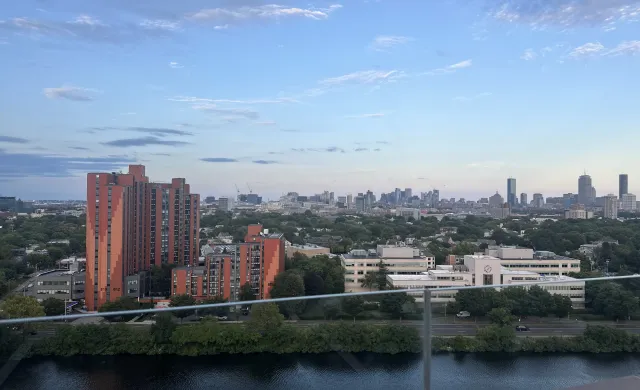 View of the Boston skyline across the Charles River