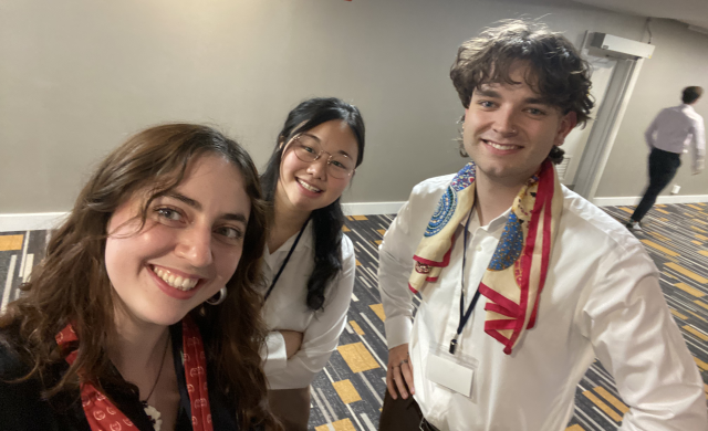 Picture of Harvard Students at a Conference