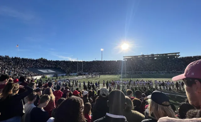 Harvard-Yale football game at Yale Stadium