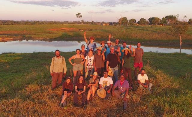 group of students studying abroad in Bazil 