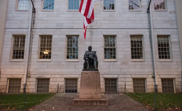 John Harvard statue
