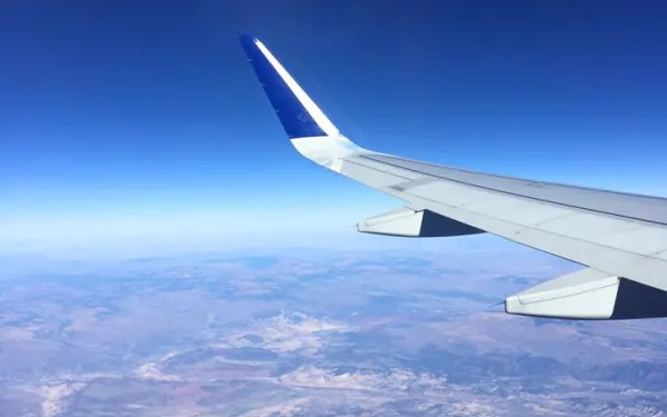 My view out the window as I flew to Europe for the first time
