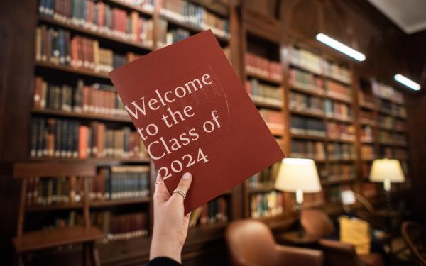An admitted students pamphlet for the class of 2024
