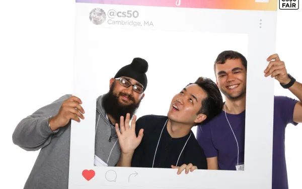 Harpreet and his teammates taking a group picture!