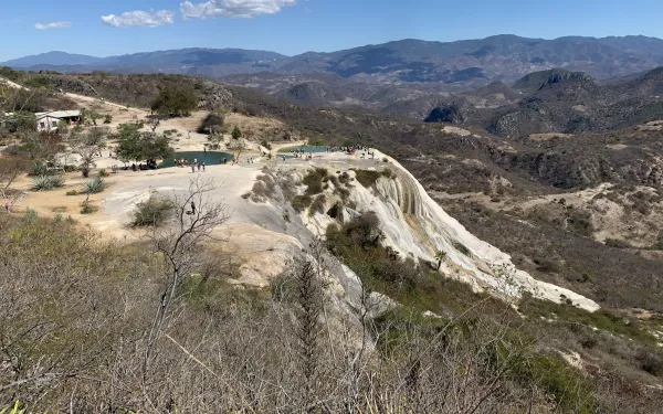 Cliff in a mountainous landscape 