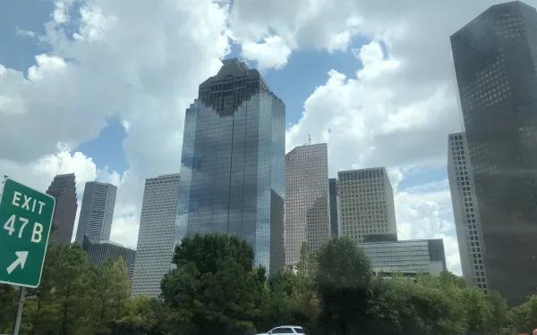 the Houston skyline