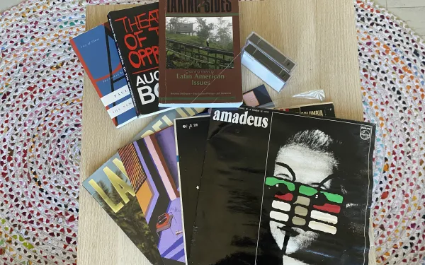 records, books, and cassettes