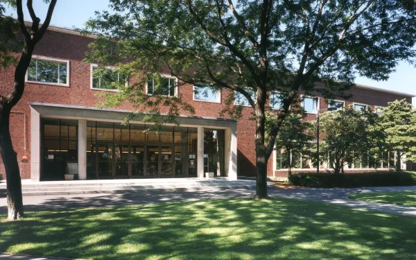 A photo of Lamont's exterior building