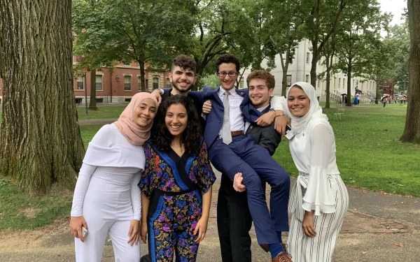 Six friends at convocation