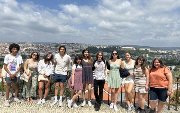 Group Picture in Coimbra, Portugal