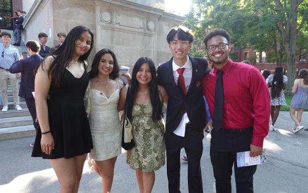 Picture of students at Harvard's First-Year Convocation