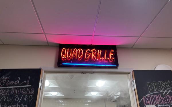 Neon Sign of the Quad Grille