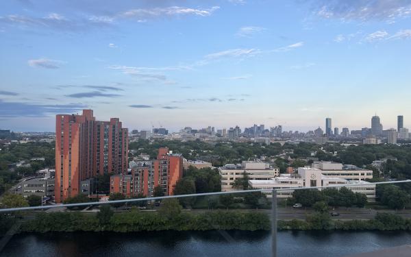 View of the Boston skyline across the Charles River