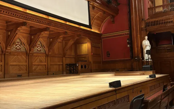 Stage of Sanders Theater