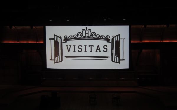 Visitas welcome ceremony