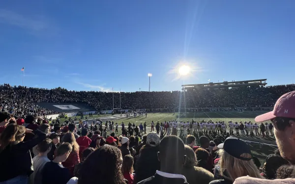 Harvard-Yale football game at Yale Stadium