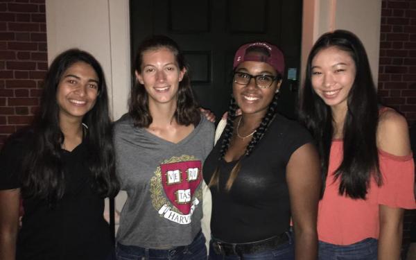 four Harvard first-year students