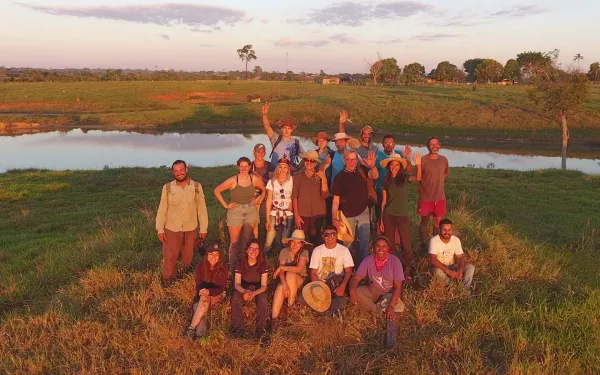 group of students studying abroad in Bazil 