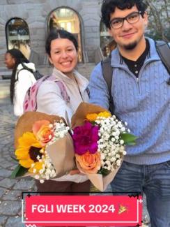 Image of @harvardcollege To celebrate National First-Generation Day, @harvardfoundation kicked off their week of events with a flower bouquet giveaway 💐 #Harvard #HarvardCollege #FirstGenDay #FGLI  ♬ original sound - harvardcollege - Harvard College